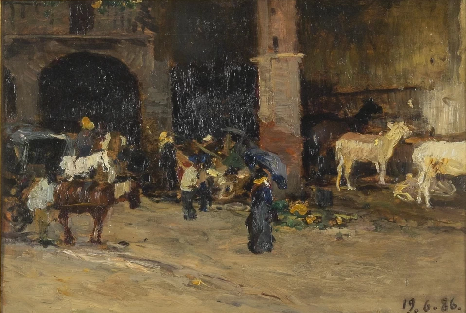 Il mercato del bestiame ad Alba